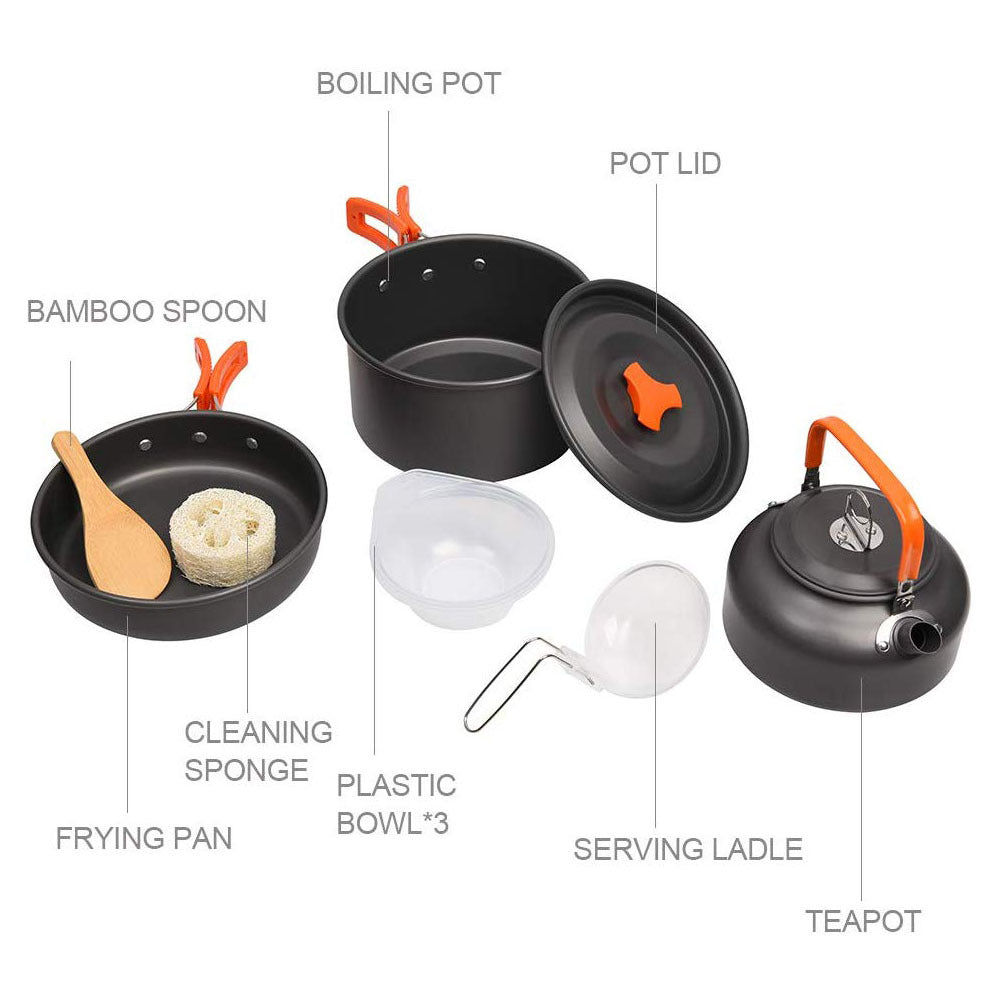Adventure-Ready Compact Cookware Kit