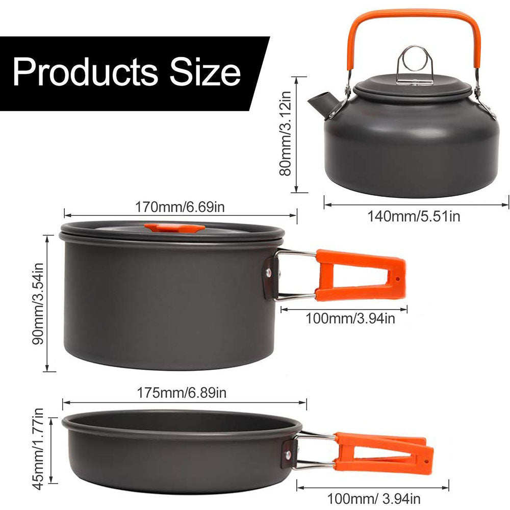Adventure-Ready Compact Cookware Kit