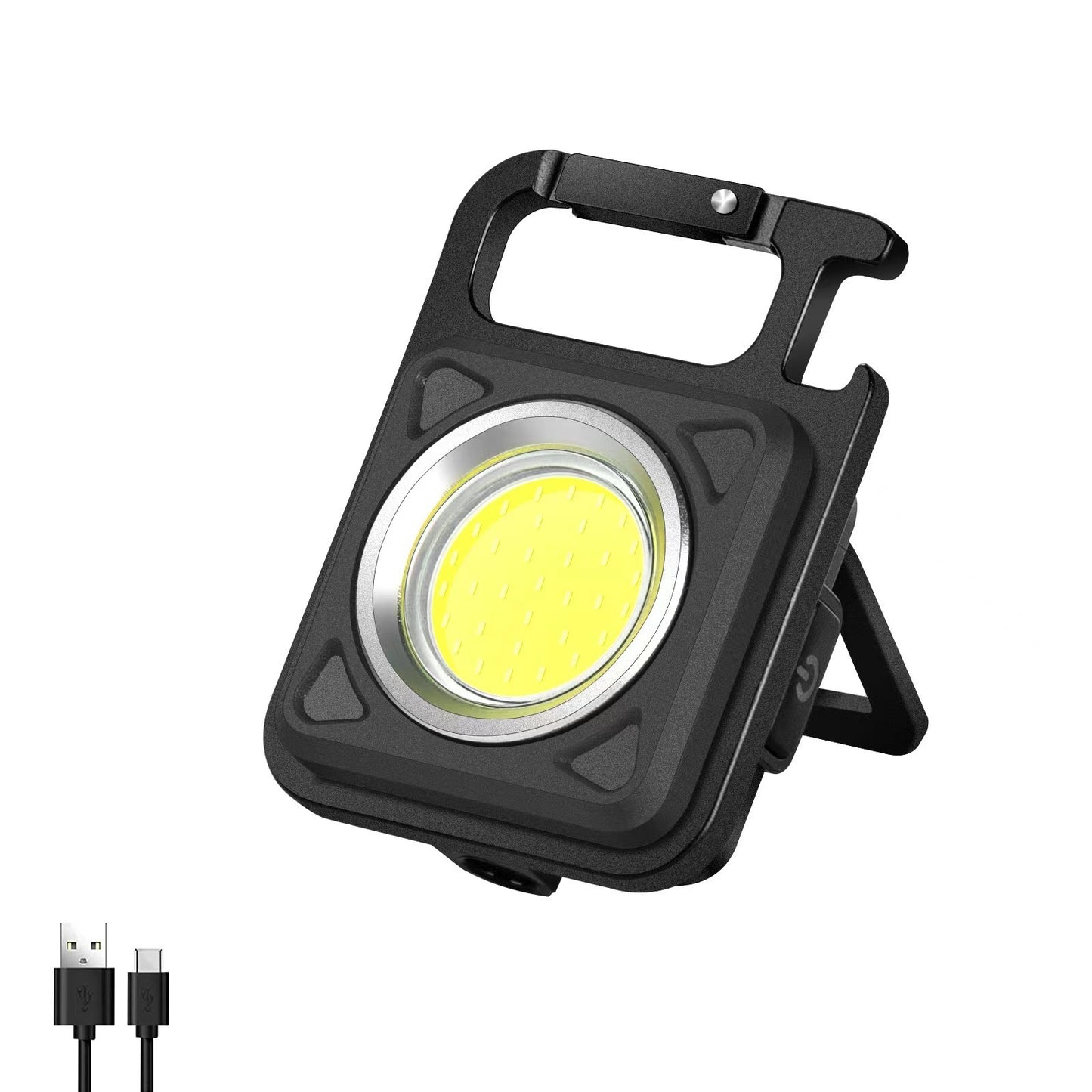 GlowMate Mini – Rechargeable LED Keychain Torch (500mAh)