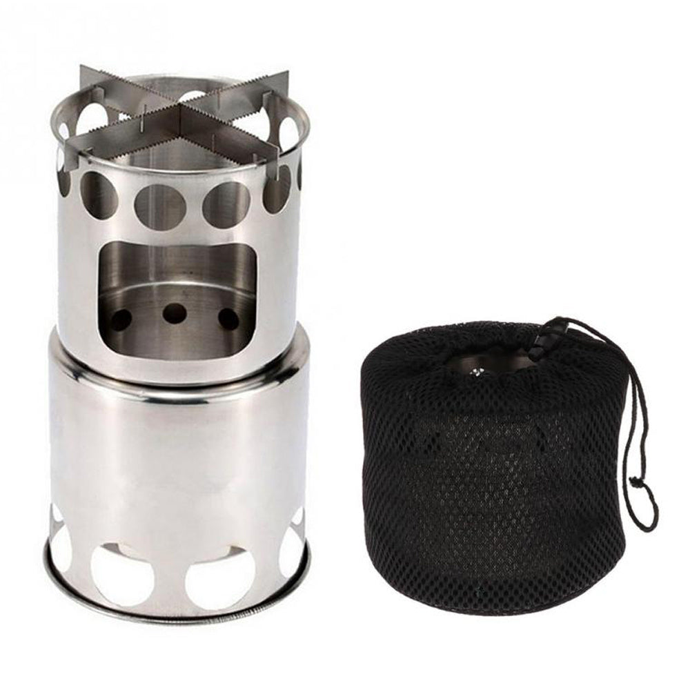 Compact Wood-Fired Stove for the Wild