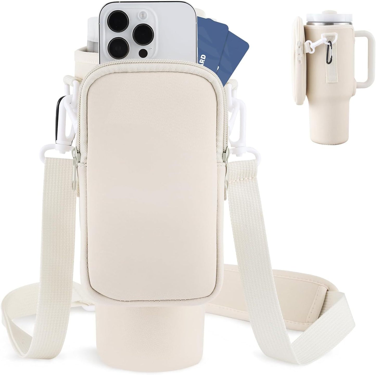 Neoprene Water Bottle Carrier for 40 oz Tumbler