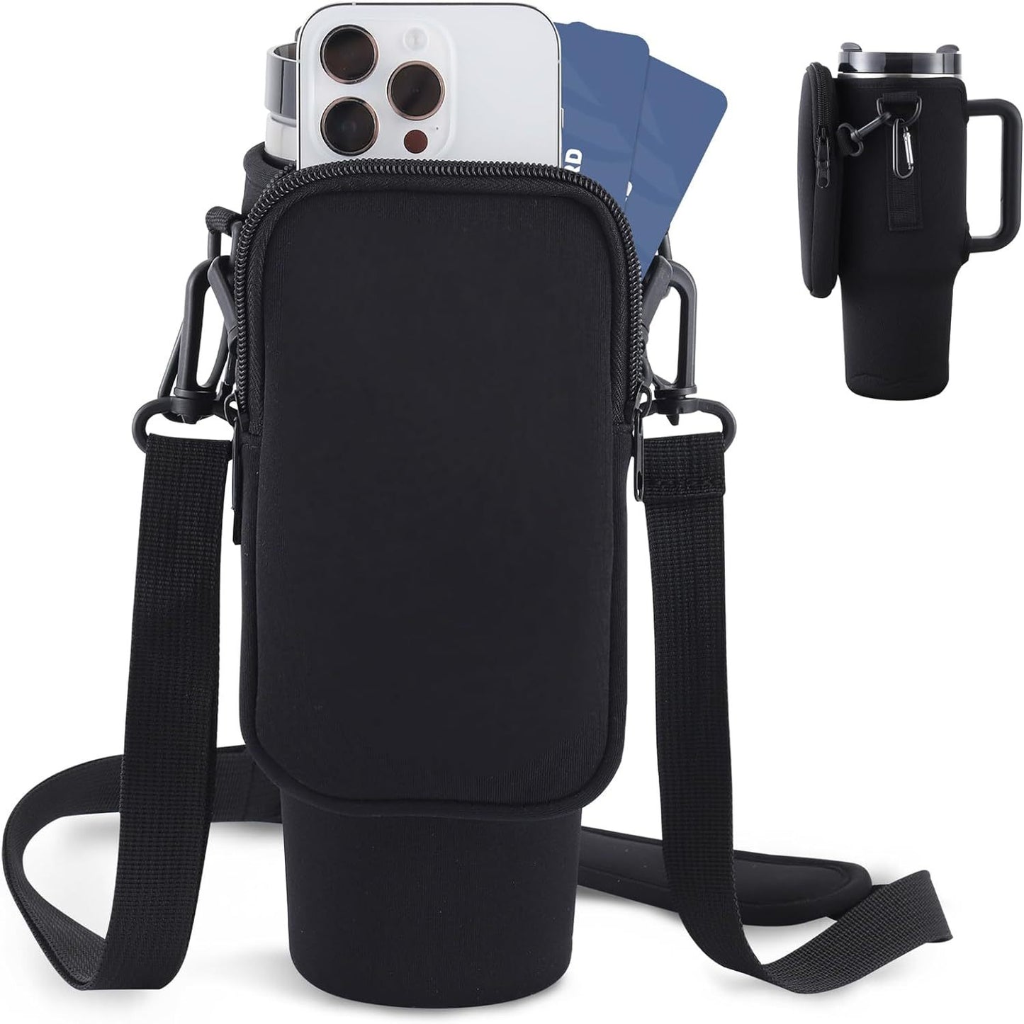 Neoprene Water Bottle Carrier for 40 oz Tumbler