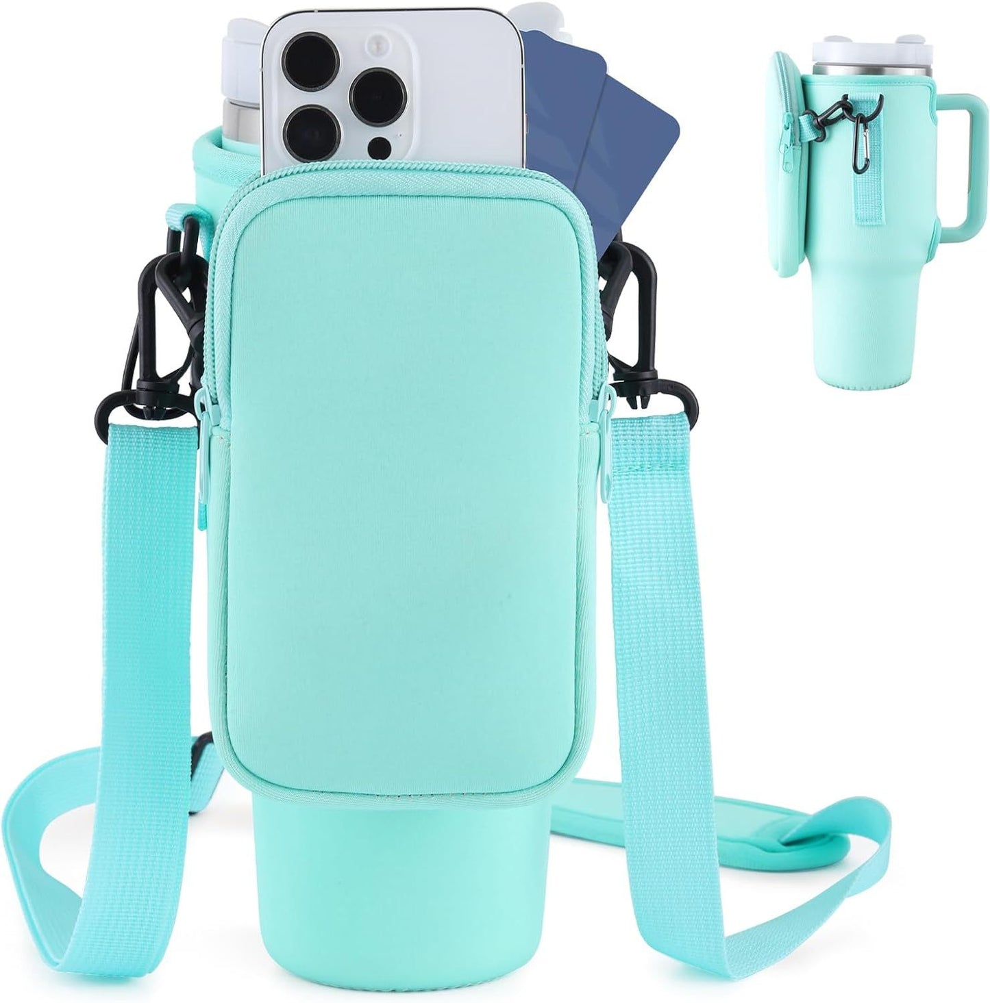Neoprene Water Bottle Carrier for 40 oz Tumbler