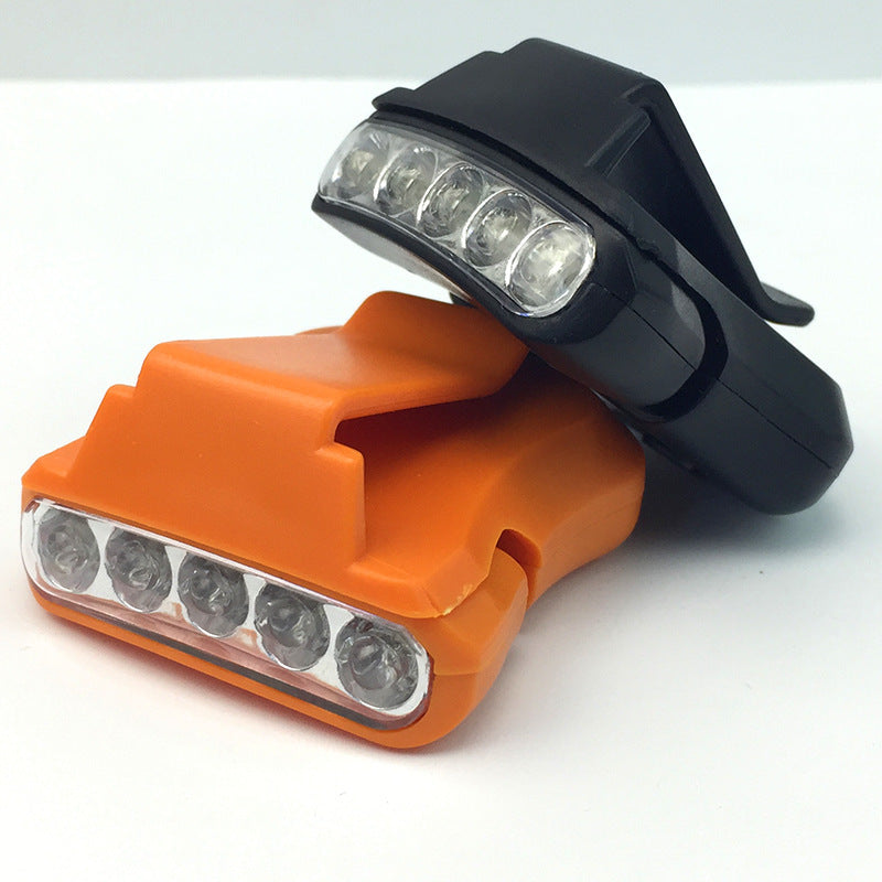 Compact 5LED Cap Headlamp – Hands-Free Lighting