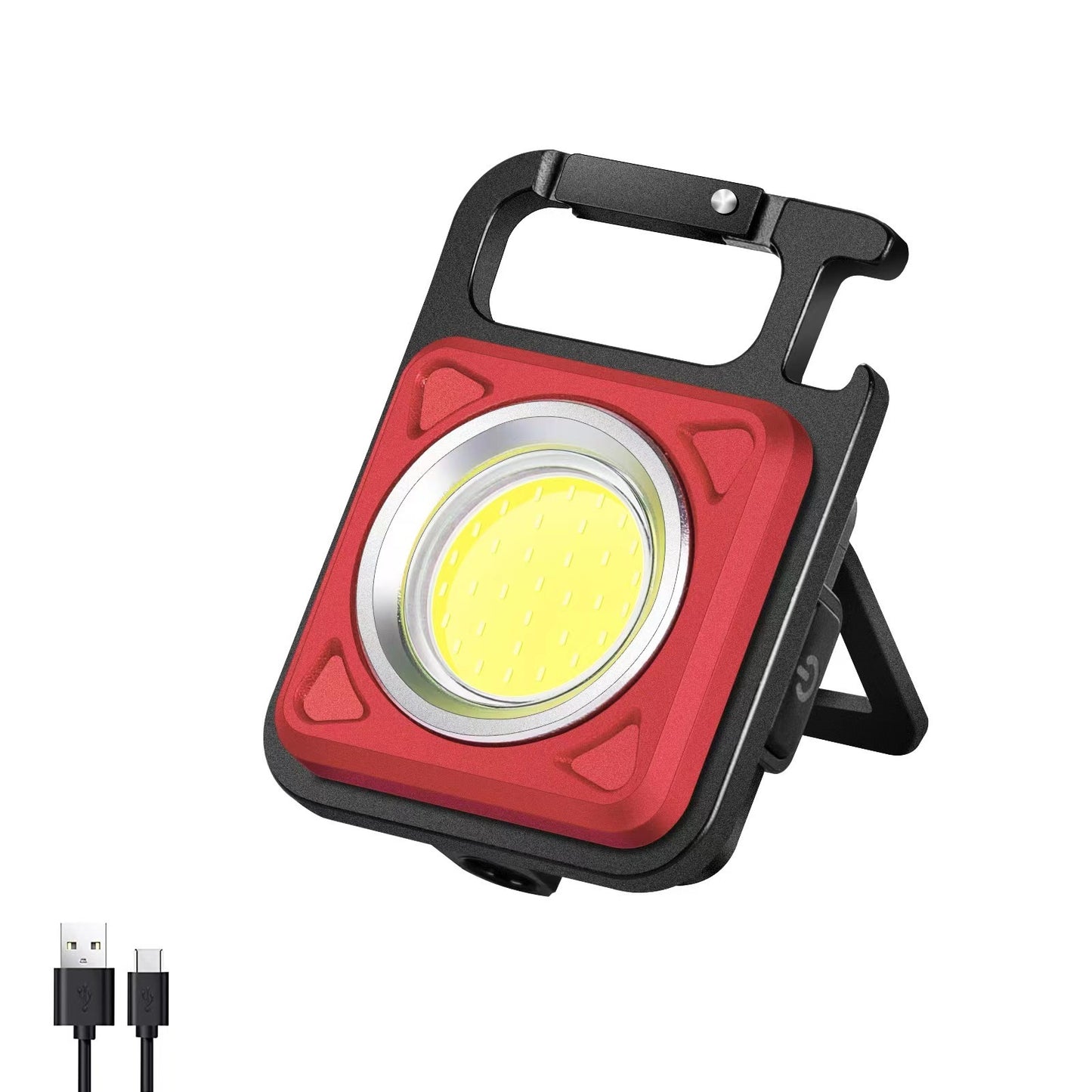 GlowMate Mini – Rechargeable LED Keychain Torch (500mAh)