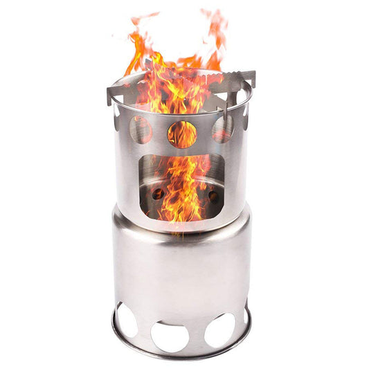 Compact Wood-Fired Stove for the Wild